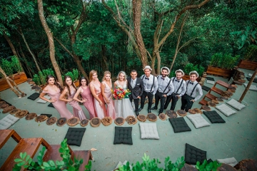 Brasil tem espaço único para casamentos que só existia em Ibiza na Espanha - Jornal dos Famosos Festa de Casamento Casamento ao Ar Livre Casamento no Interior
